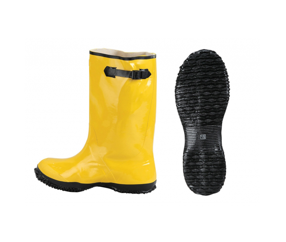 YELLOW RAIN WORK SAFETY SLUSH BOOTS Sizes 6 thru 17 COMFI-WEAR 