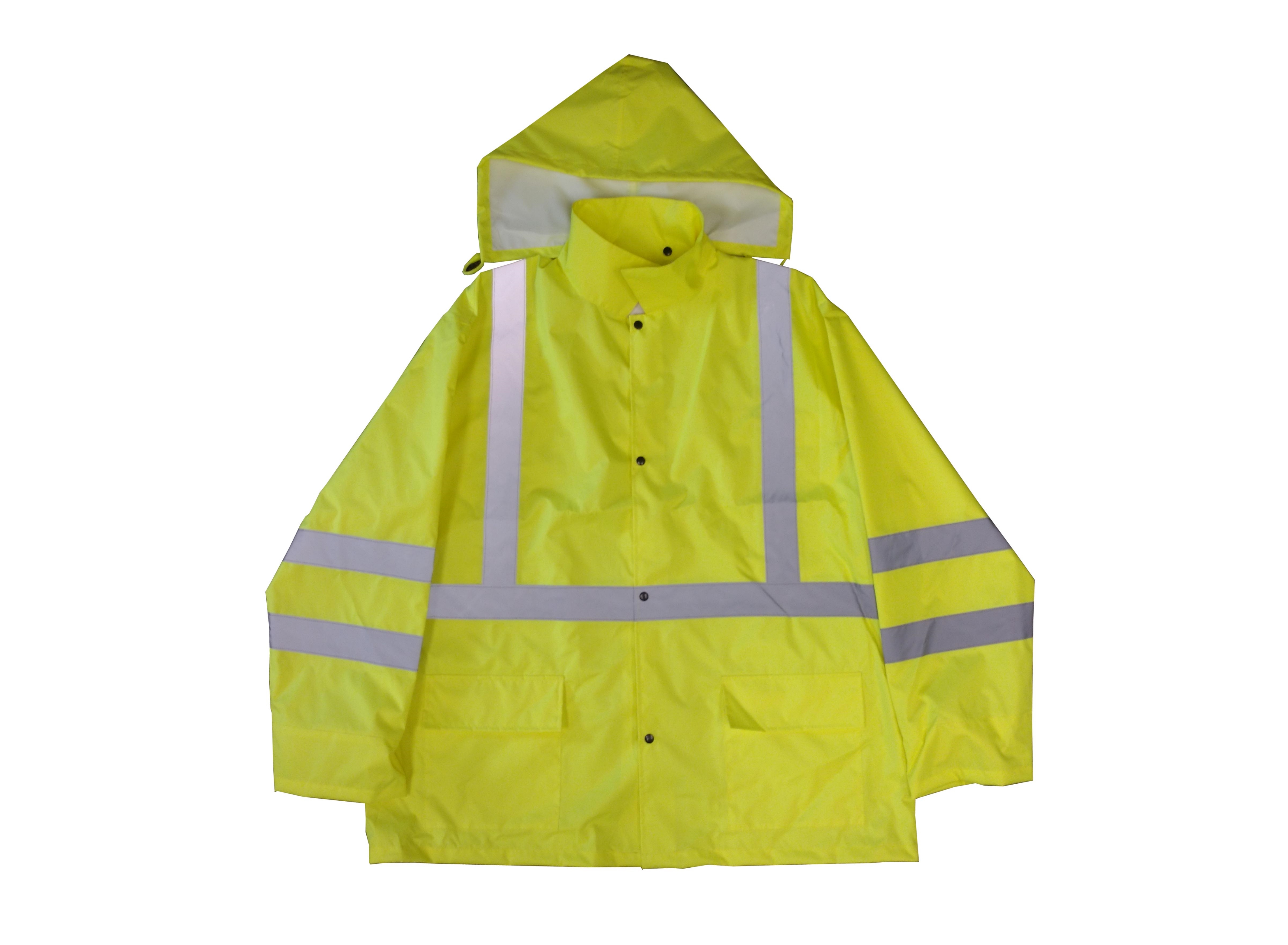 #A-2322J Hi-Viz Rain Jacket | Work Force